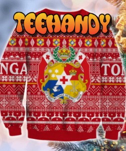 Tonga Ugly Christmas Sweater, All Over Print Sweatshirt, Ugly Sweater