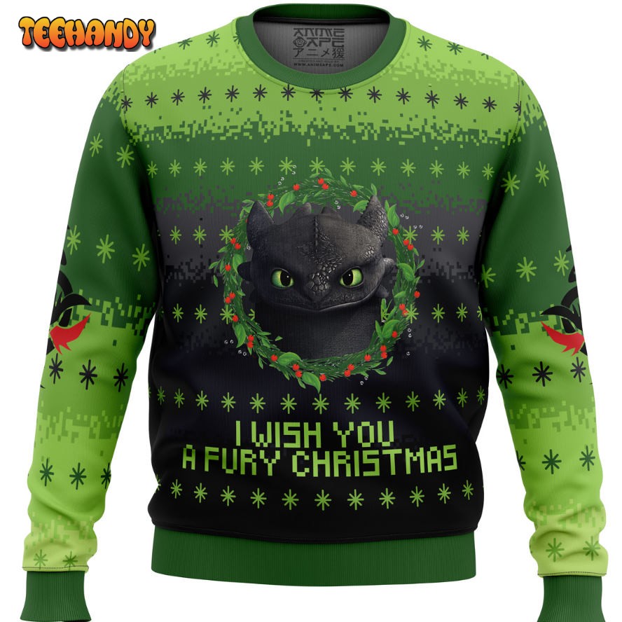 Toothless Ugly Christmas Sweater