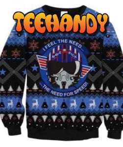 Top Gun Maverick Ugly Christmas Sweater, All Over Print Sweatshirt