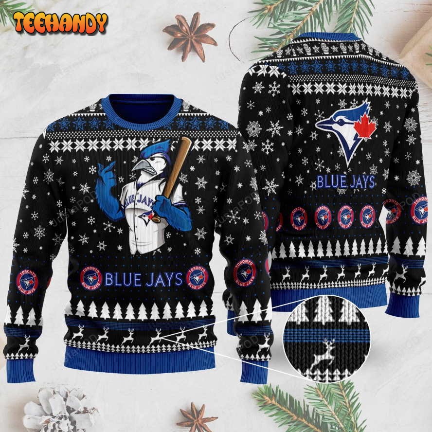 Toronto Blue Jays 3D Ugly Christmas Sweater, Ugly Sweater, Christmas Sweaters