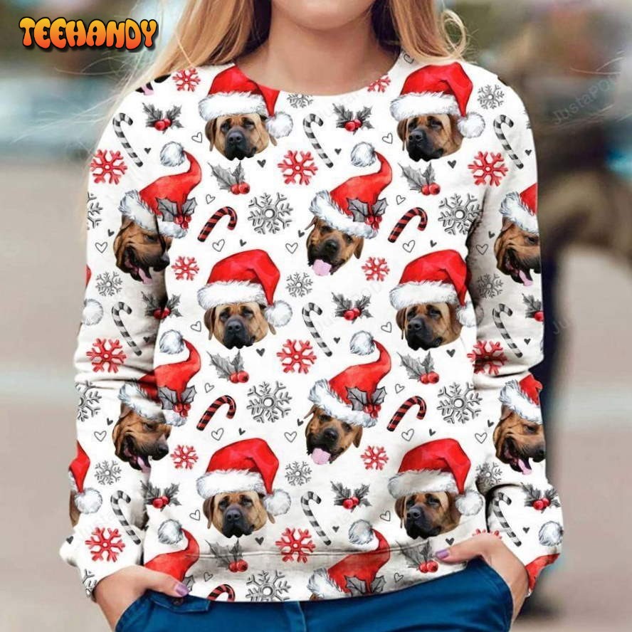 Tosa Ugly Christmas Sweater, All Over Print Sweatshirt, Ugly Sweater