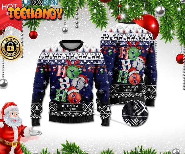 Tottenham Hotspur Ho Ho Ho Ugly Christmas Sweater, Ugly Sweater