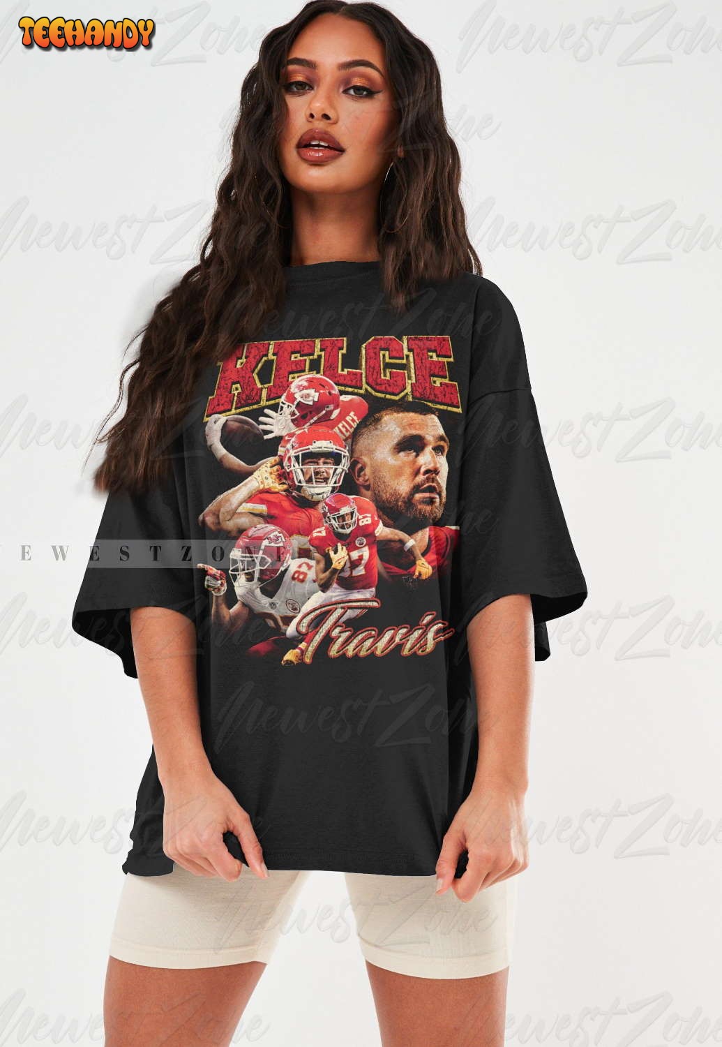 Travis Kelce Shirt Vintage 90s #87Tight end Homage Retro Graphic Sweashirt