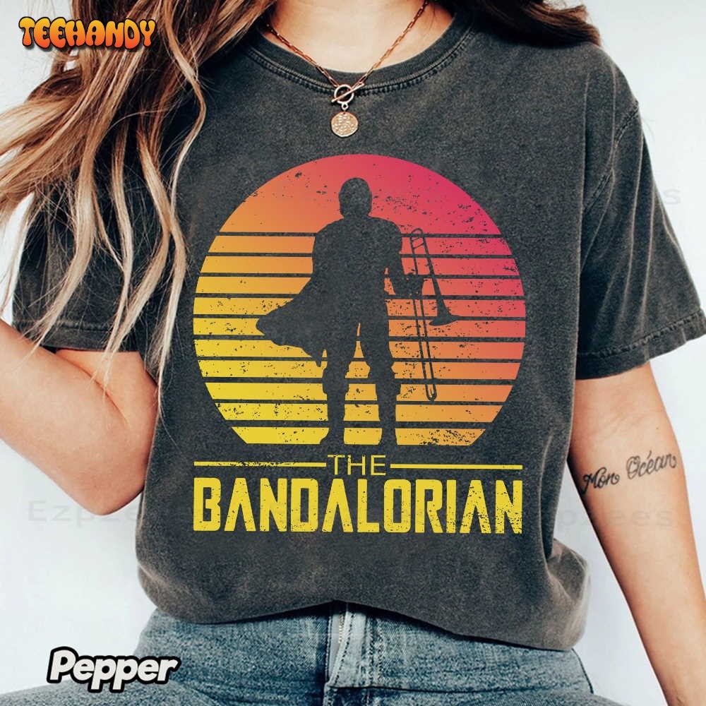 Trombone Bandalorian Musician Shirt, Funny Trombone Player Gift Shirt