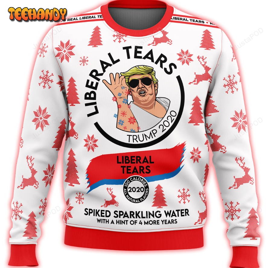 Trump Liberal Tears Premium Ugly Sweater, Ugly Sweater, Christmas Sweaters