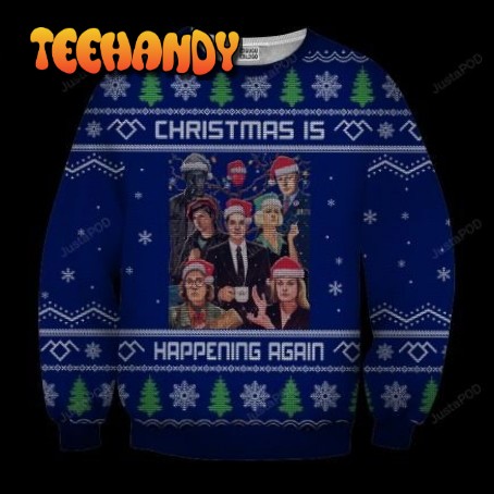 Twin Peaks Christmas Is Happening Again Ugly Christmas Sweater, Ugly Sweater