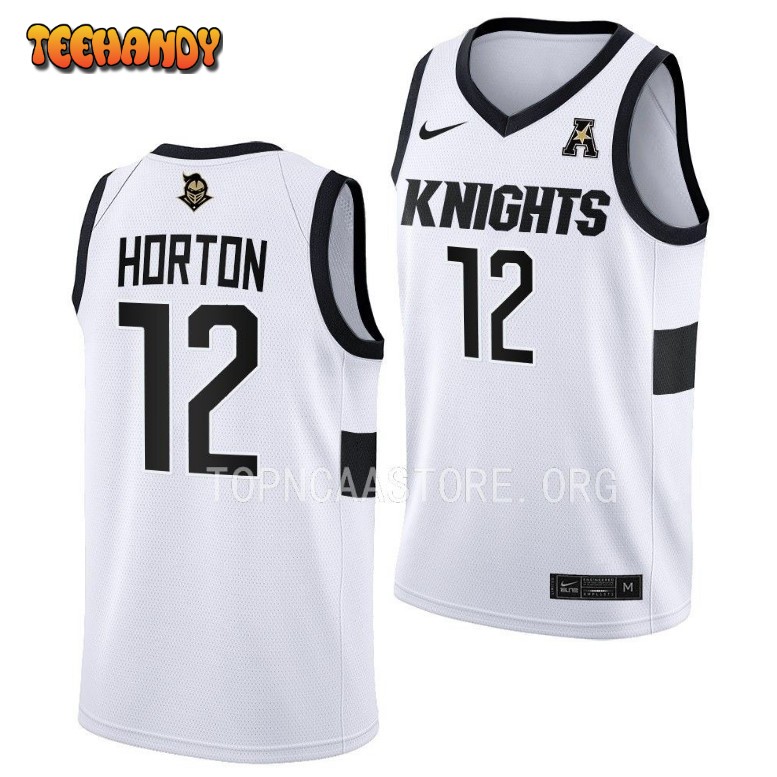 UCF Knights Ithiel Horton 2023 White Home College Basketball Jersey