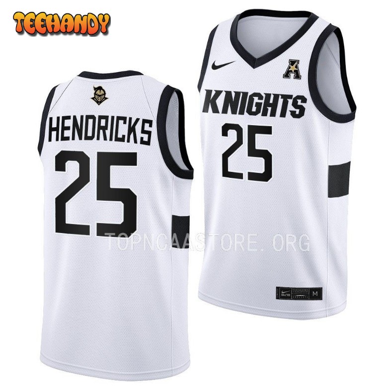 UCF Knights Taylor Hendricks 2023 White Home College Basketball Jersey