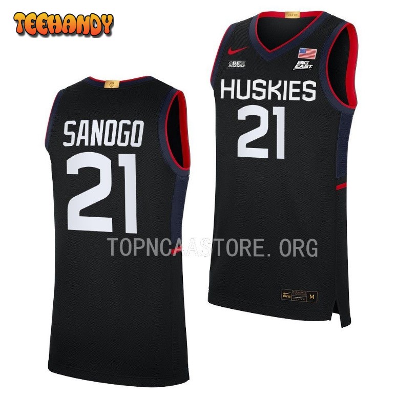 UConn Huskies Adama Sanogo Black Limited College Basketball Jersey