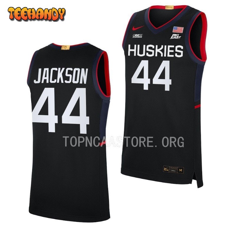 UConn Huskies Andre Jackson Jr Black Limited College Basketball Jersey