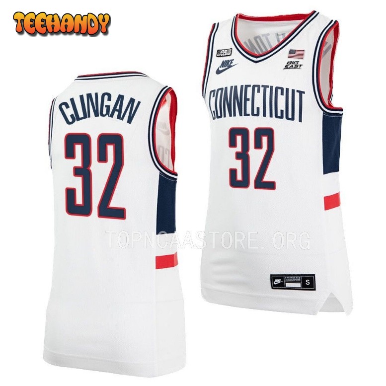 UConn Huskies Donovan Clingan White Alumni College Basketball Jersey