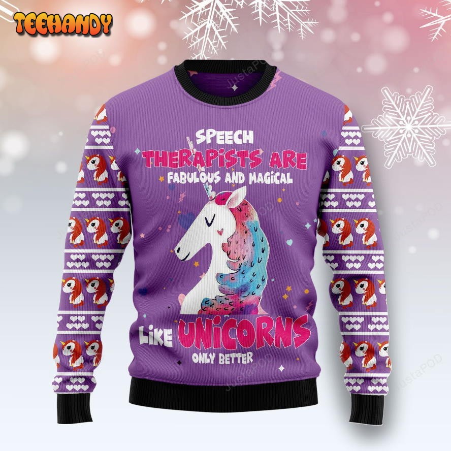 Unicorn Magical Ugly Christmas Sweater, Ugly Sweater, Christmas Sweaters