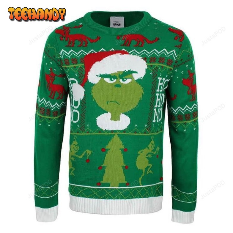 Unisex The Grinch Ho Ho Ho Ugly Sweater, Ugly Sweater, Christmas Sweaters