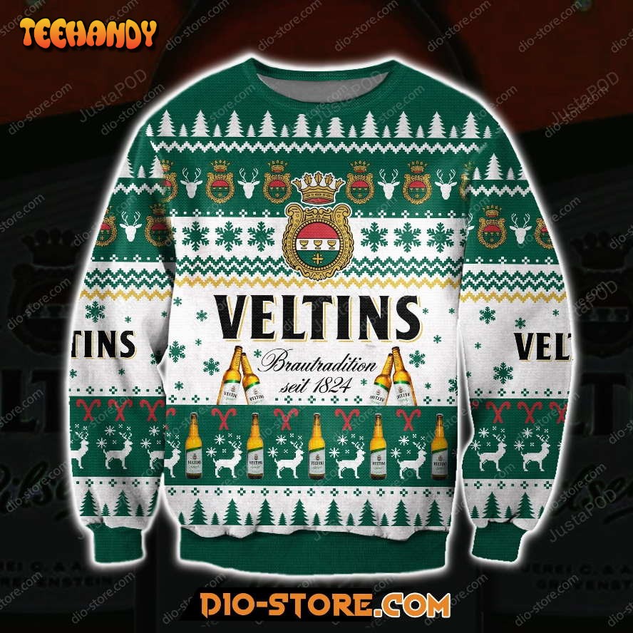 Veltins Beer Ugly Christmas Sweater, All Over Print Sweatshirt, Ugly Sweater