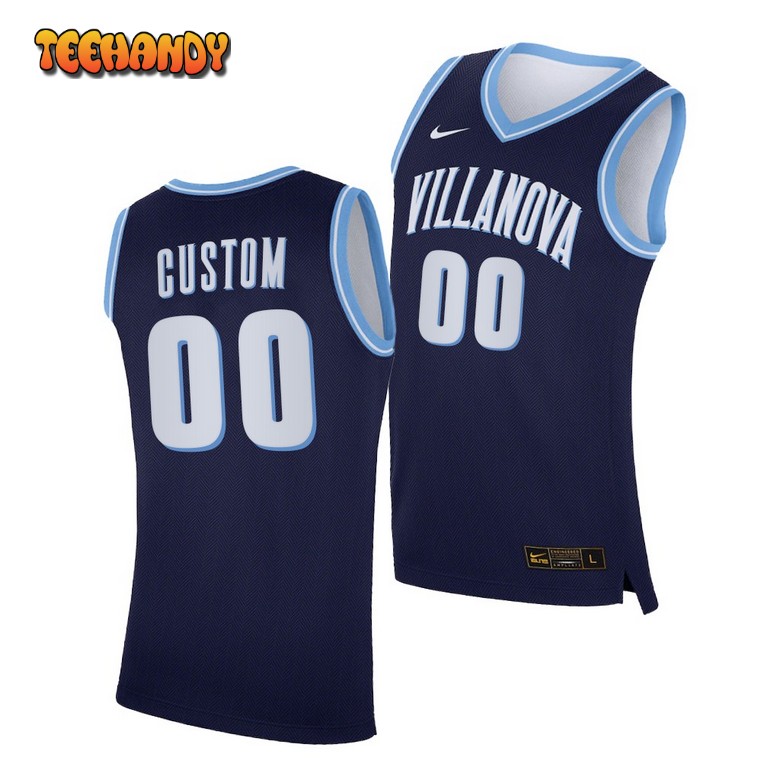 Villanova Wildcats Custom Navy Replica College Basketball Jersey