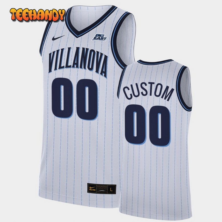 Villanova Wildcats Custom White Home College Basketball Jersey