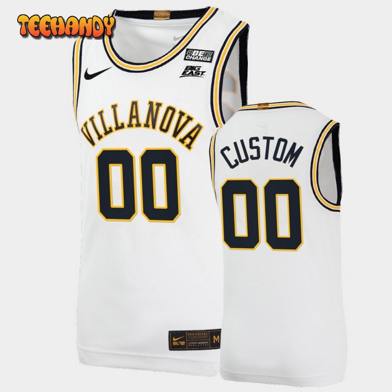 Villanova Wildcats Custom White Throwback College Basketball Jersey