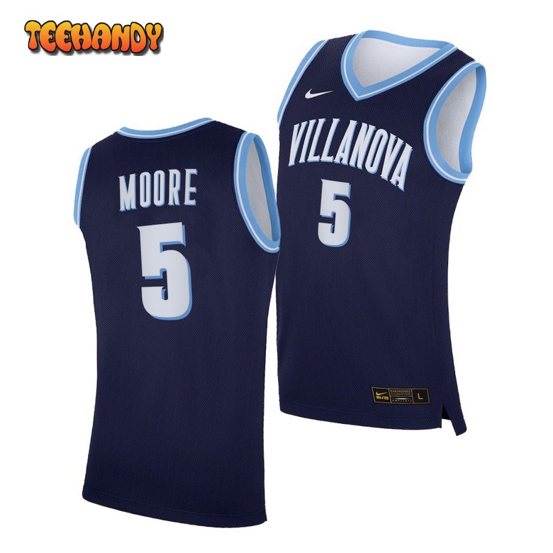 Villanova Wildcats Justin Moore Navy Replica College Basketball Jersey