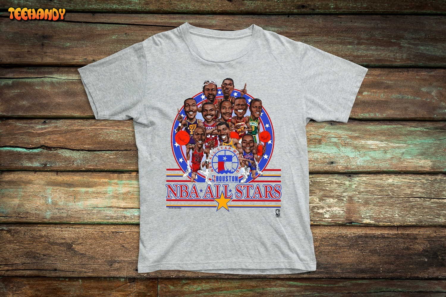 Vintage 1989 NBA All Star Game Shirt, Shirt for Man Woman, Fan Gift