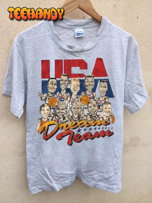 Vintage 1992 USA Dream Team Basketball Shirt for Man Woman