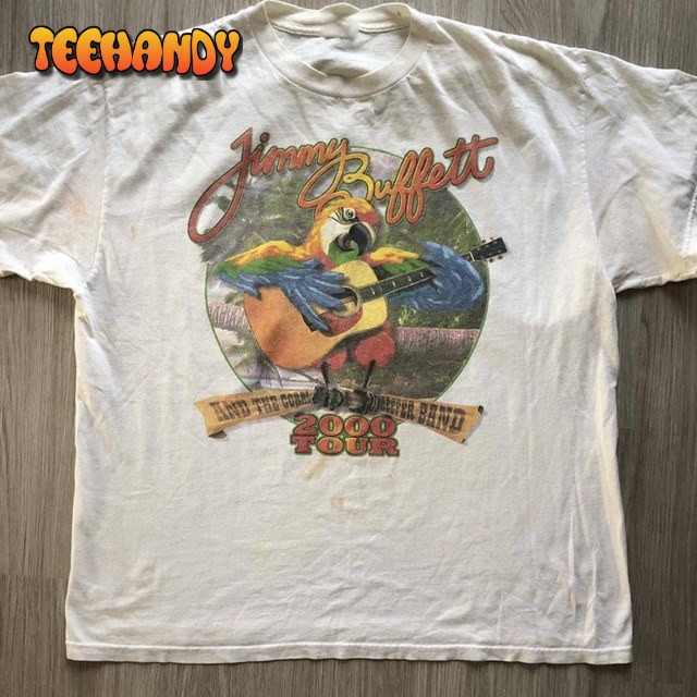 Vintage 70s Jimmy Buffett 2000 Tour Shirt, Jimmy Buffett Tour Shirt