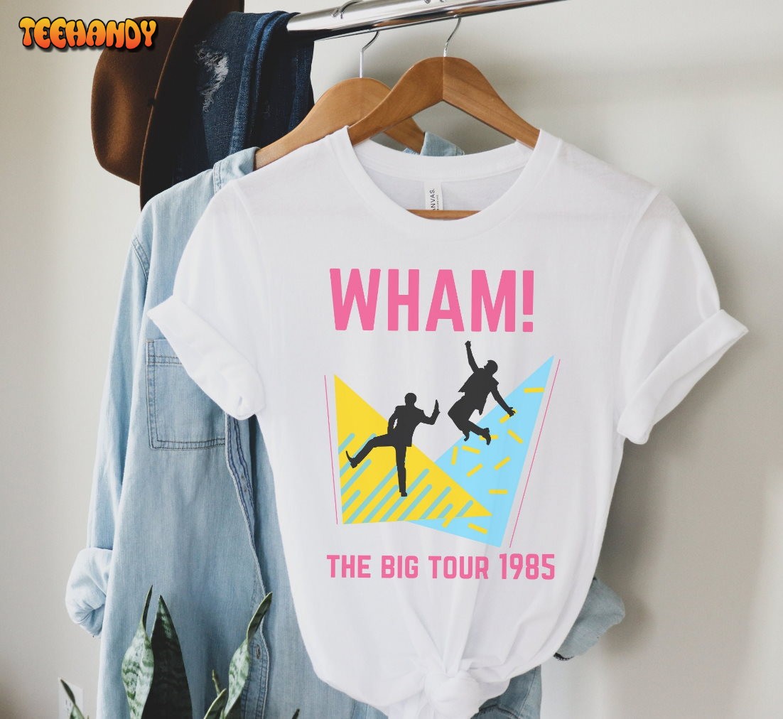 Vintage 80s Music tshirt, Wham tshirt, Vintage 80s Concert T Shirt