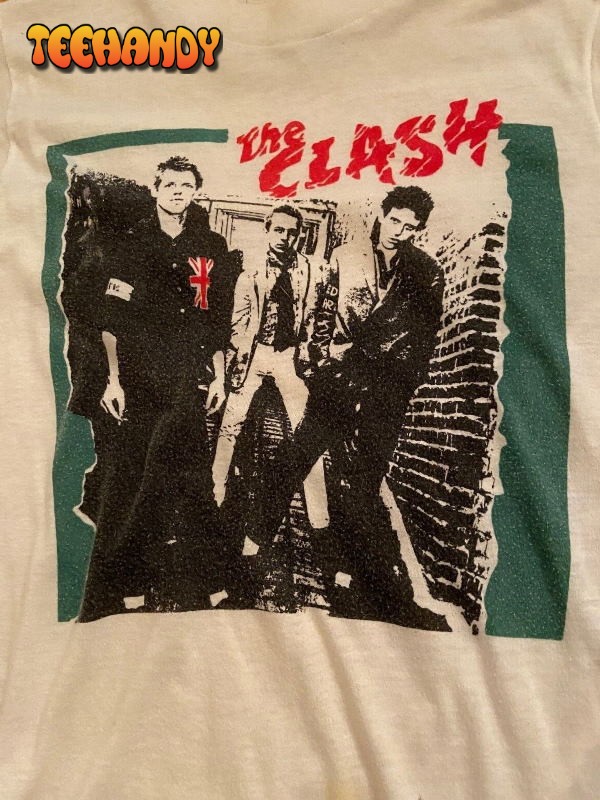 Vintage 80s The Clash Band Shirt, The Clash Rock Band Retro Vintage Shirt