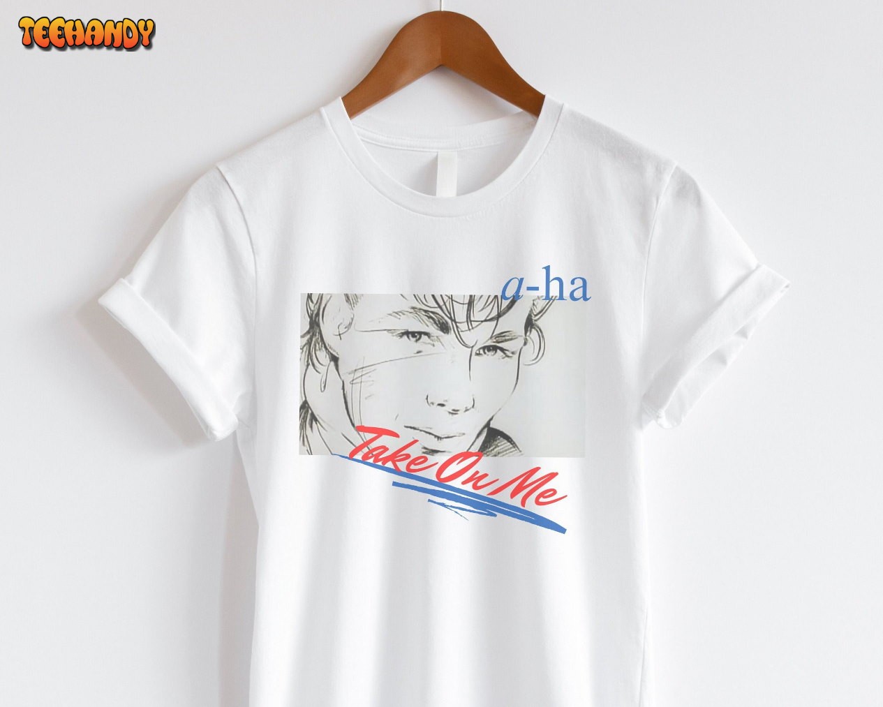 Vintage 80s tshirt, A-ha Take on Me Tee, Classic 80s Graphic Shirt