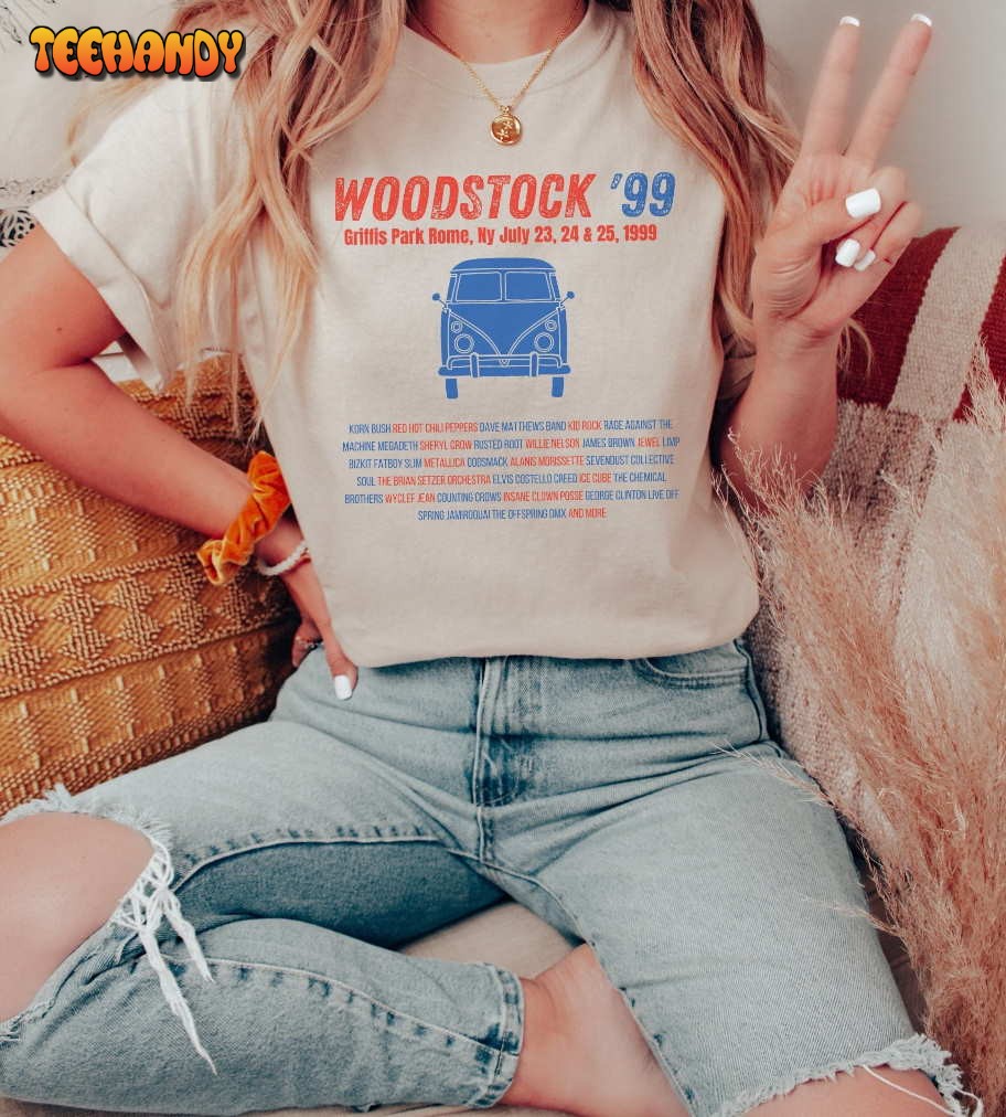 Vintage 90s tshirt, Woodstock 99 tshirt, Woodstock tshirt