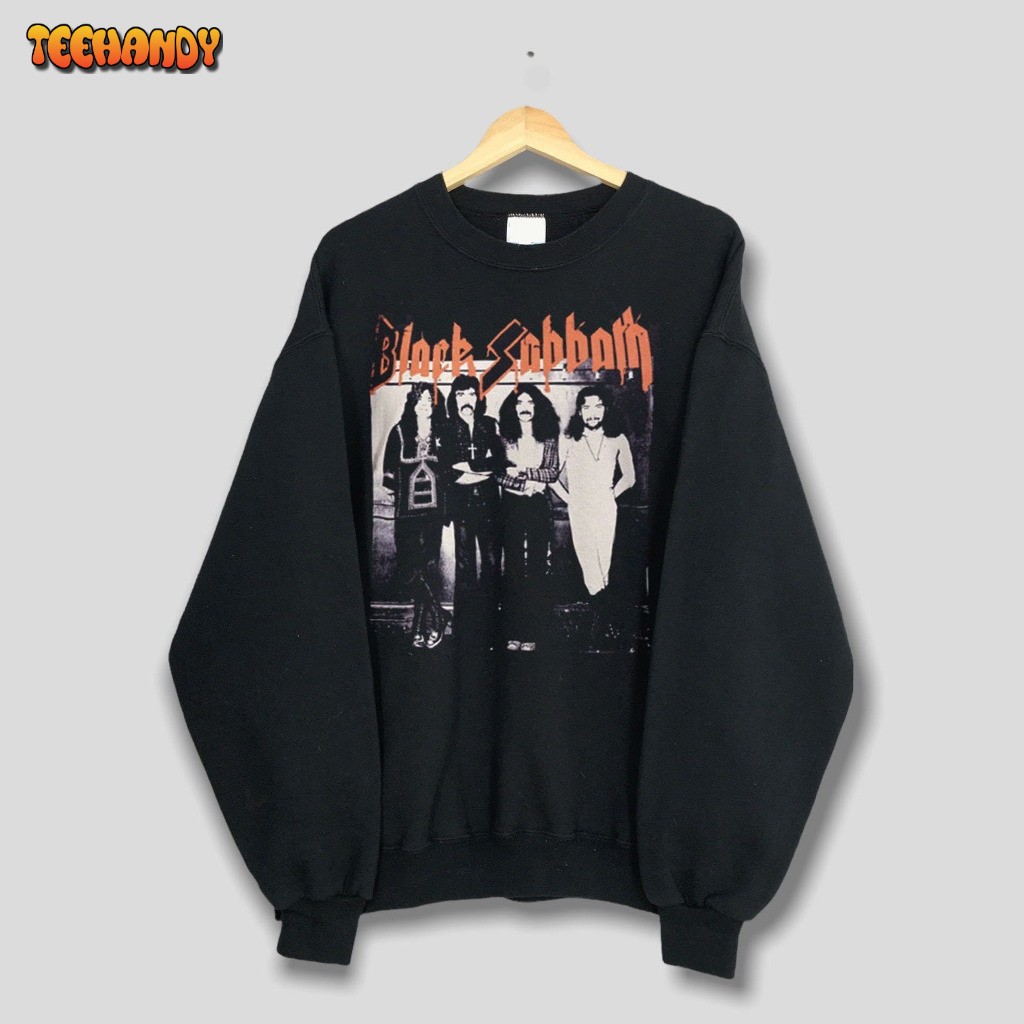 Vintage Black Sabbath Crewneck Sweatshirt, 1975 Tour Sweashirt