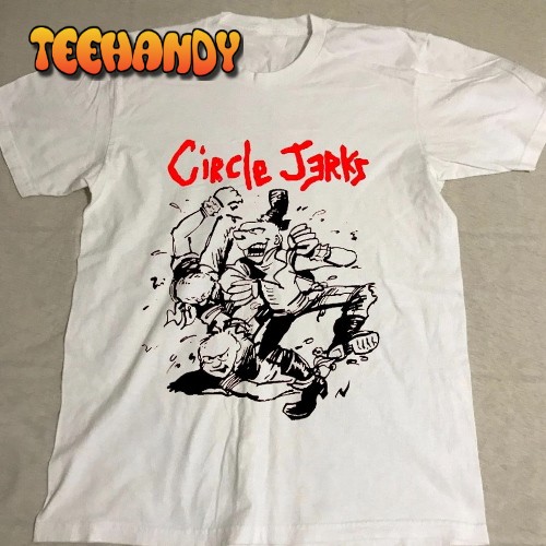 Vintage Circle Jerks 80s Tour Concert T-Shirt, Circle Jerks T-Shirt