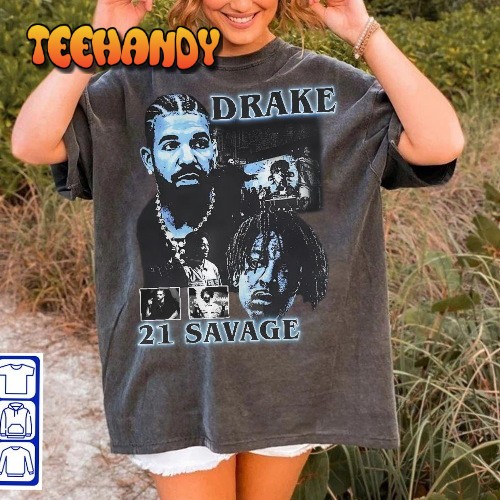 Vintage Drake 21 Savage It’s All A Blur Tour 2023 Shirt Sweashirt