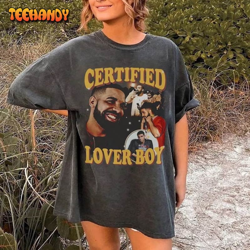 Vintage Drake T-Shirt, Drake Certified Lover Boy Shirt, 90s Bootleg Shirt