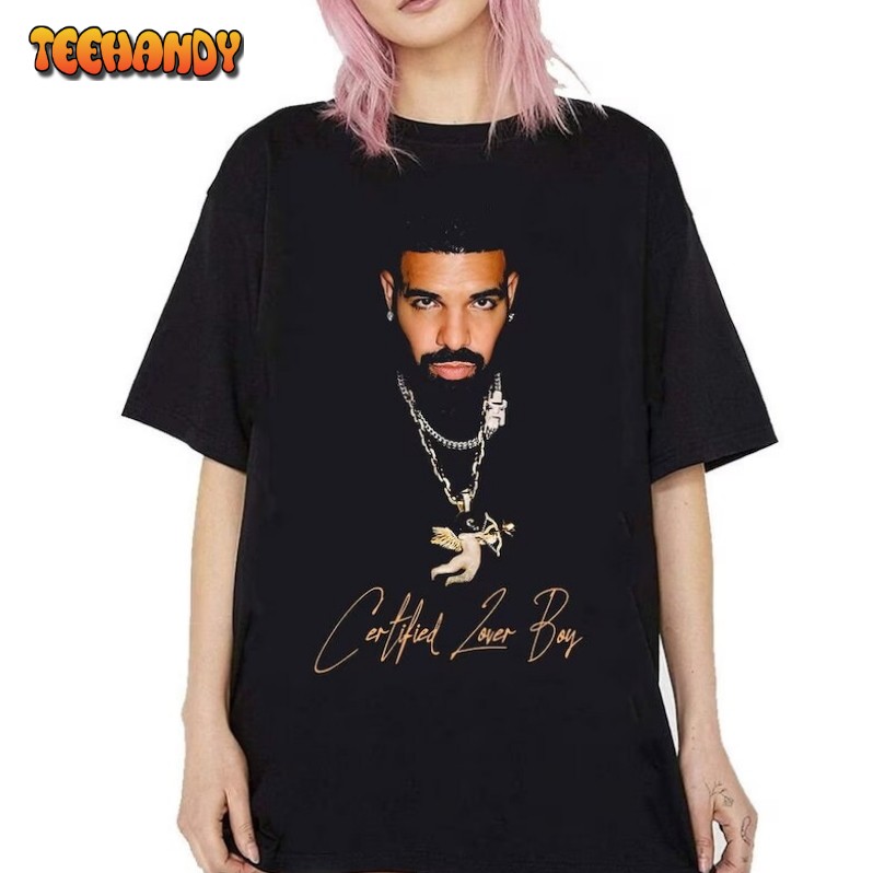 Vintage Drake T-Shirt, Drake Certified Lover Boy Shirt, Drake Rapper Shirt