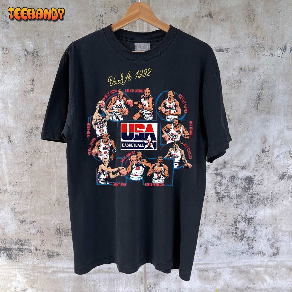 Vintage Dream Team (1992) NBA Unisex Tee Shirt, Shirt