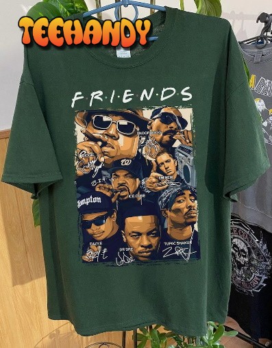 Vintage Friends Rapper Eminem Eazy-E Ice Cube Snoop Dogg T Shirt