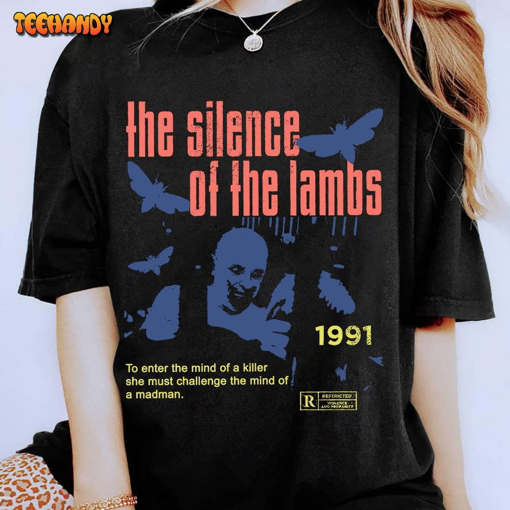 Vintage Hannibal Lecter Shirt Silence of the Lambs Horror Halloween Shirt