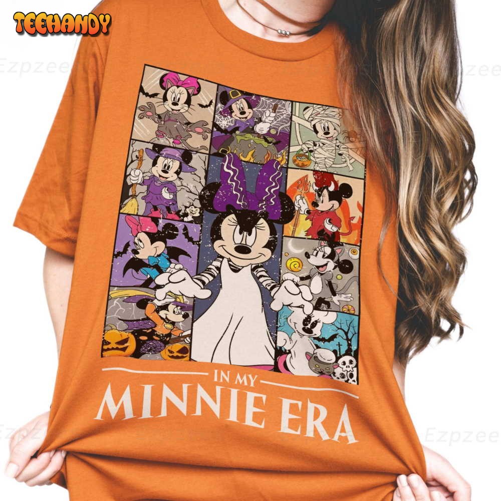 Vintage In My Minnie Era Halloween Mickey and Friends Era Halloween Shirt