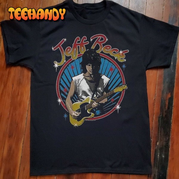 Vintage Jeff Beck Shirt Rip Guitar Legend Merch, Jeff Beck T-Shirt