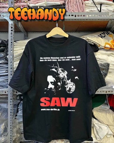 Vintage Saw 2004 movie promo T shirt, SAW Movie Vintage 90s T Shirt