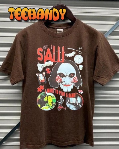 Vintage Saw Horror Tshirt tee bootleg movie 00s 2000 90s Sweashirt