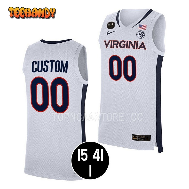 Virginia Cavaliers Custom White 2022 Main Event Champs UVA Strong Jersey