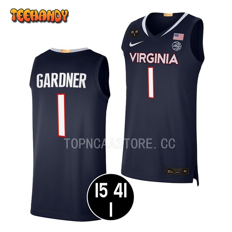 Virginia Cavaliers Jayden Gardner Navy 2022 UVA Strong Jersey