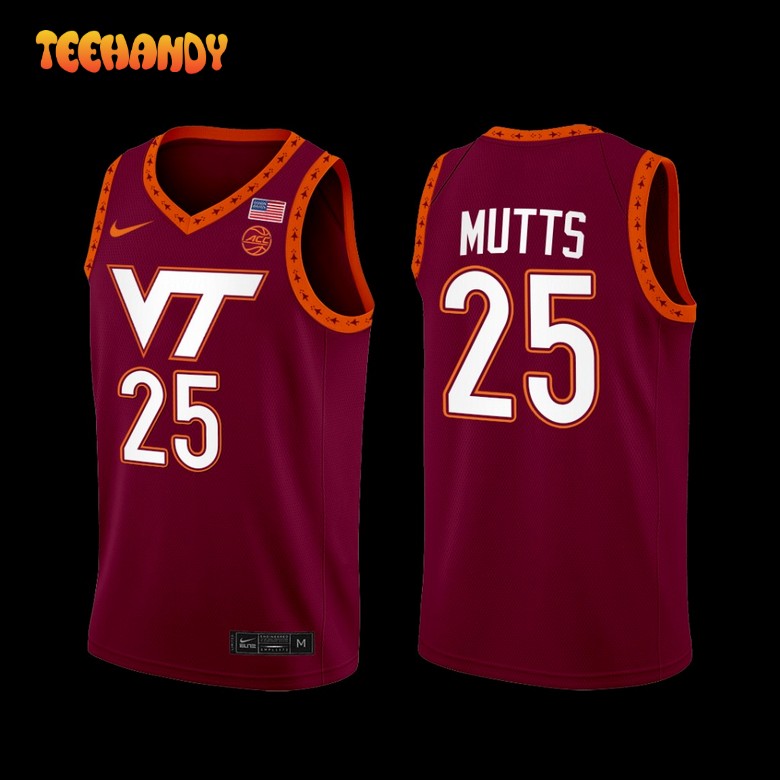 Virginia Tech Hokies Justyn Mutts Maroon Swingman Basketball Jersey