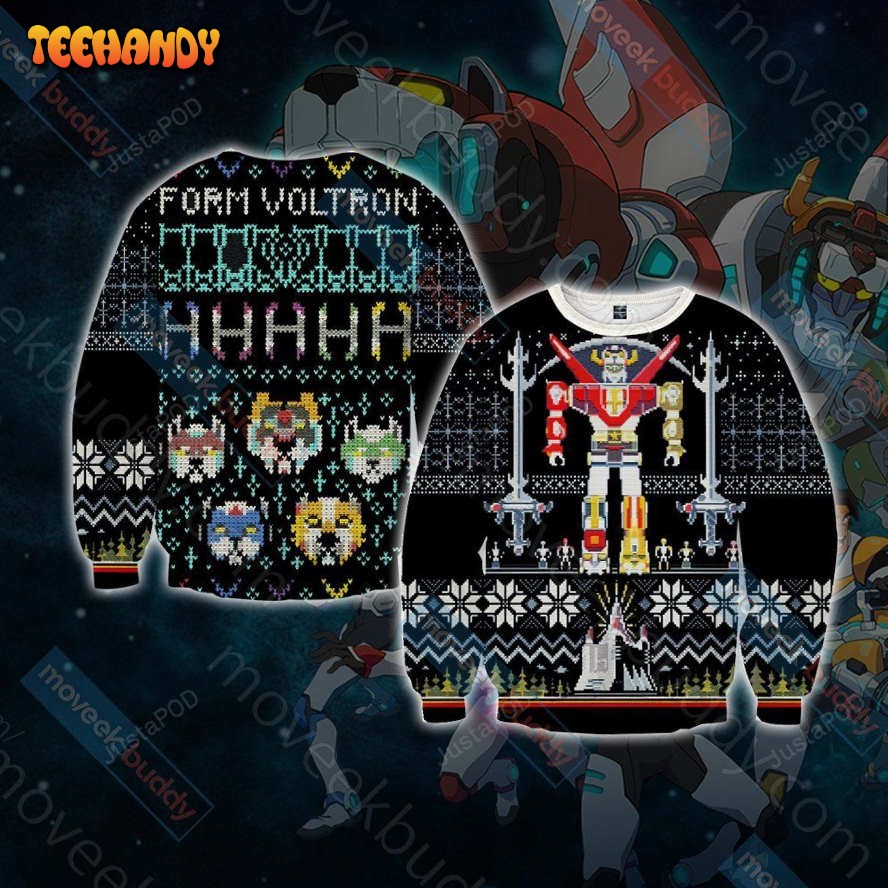 Voltron Ugly Sweater, Ugly Sweater, Christmas Sweaters, Hoodie, Sweater