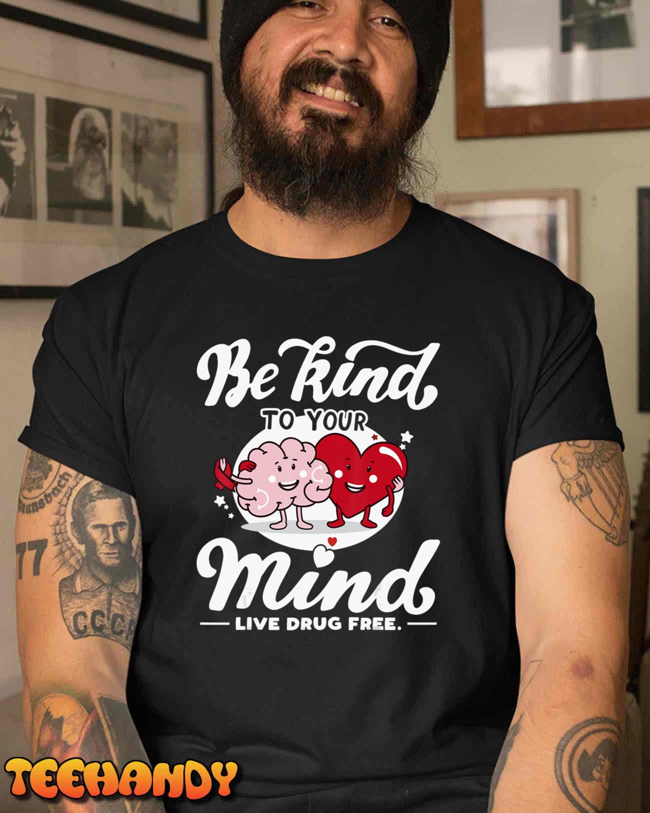 We Wear Red For Red Ribbon Week 2023 Be Kind To Your Mind T-Shirt