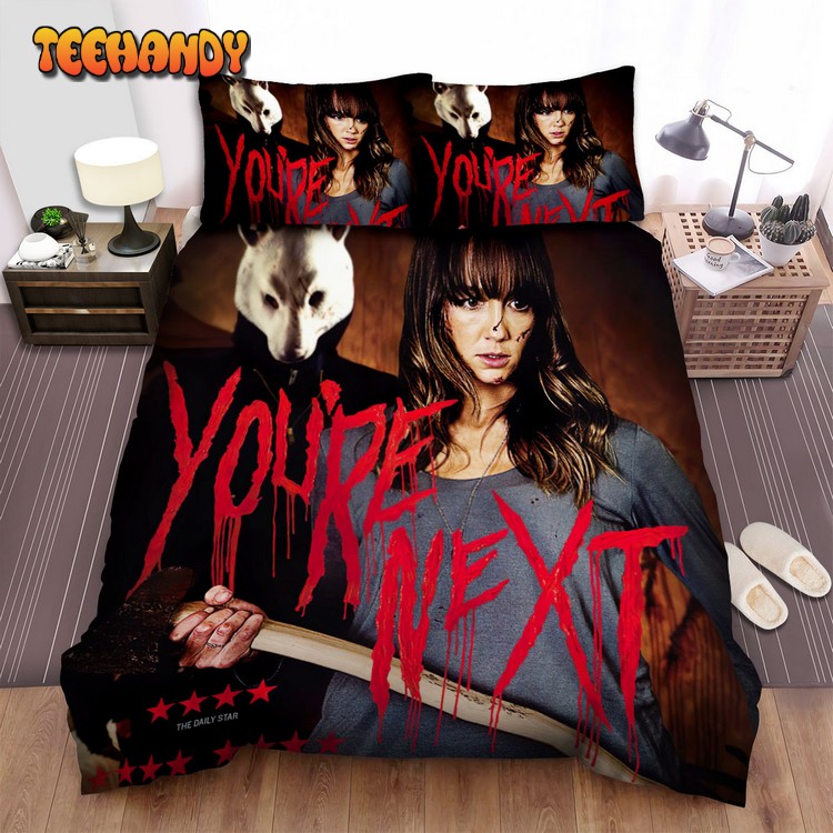 You’re Next Poster Ver2 Bed Sheets Spread Comforter Duvet Cover Bedding Sets