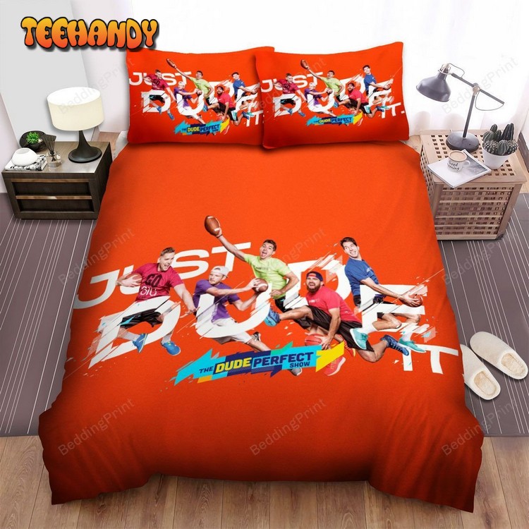 Youtuber Dude Perfect Just Dude It Digital Art Spread Duvet Cover Bedding Sets