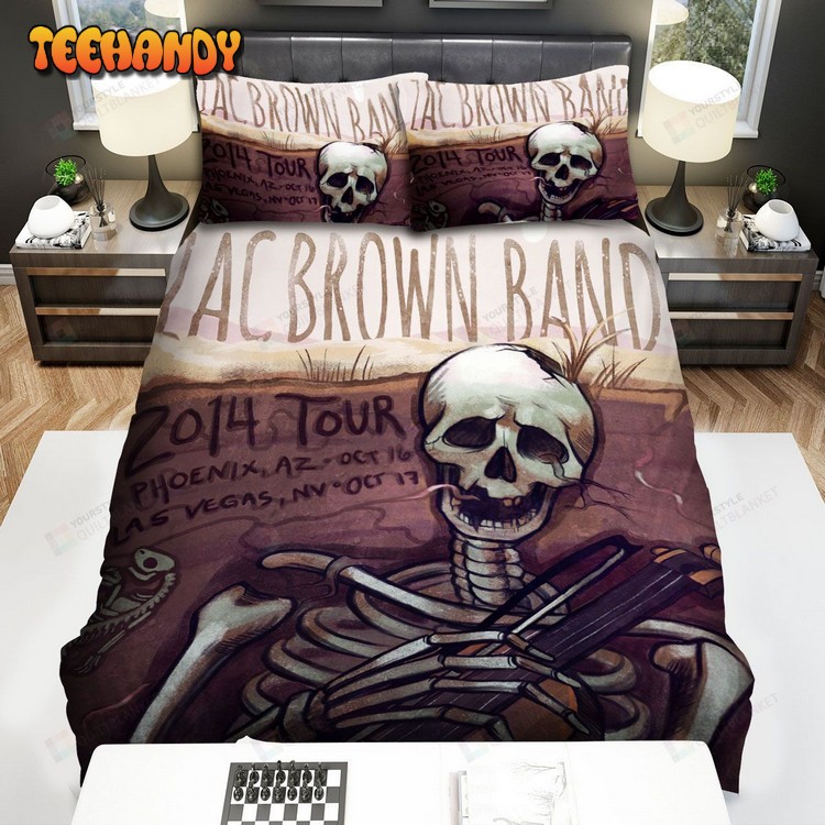 Zac Brown Band 2014 Tour In Phoenix Las Vegas Poster Bedding Sets