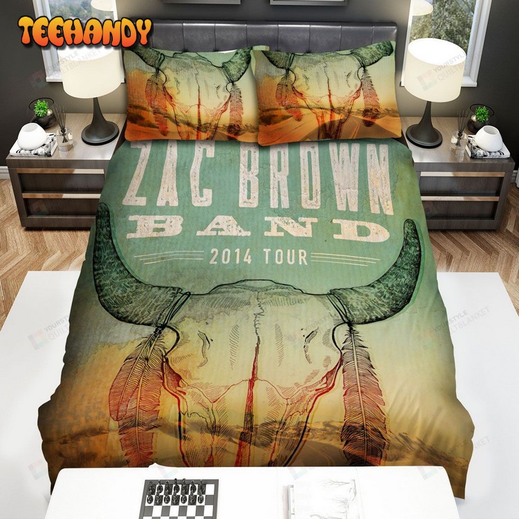 Zac Brown Band 2014 Tour In Texas Poster Comforter Bedding Sets